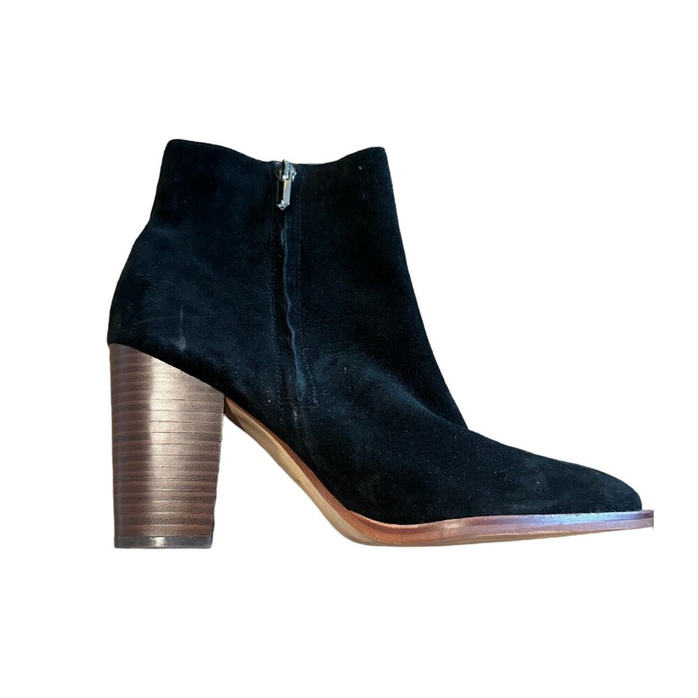 sam edelman black high heel booties size 9.5